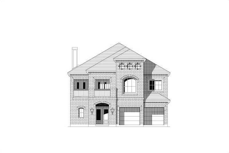 3-Bedroom, 3113 Sq Ft Traditional House Plan - 156-1690 - Front Exterior