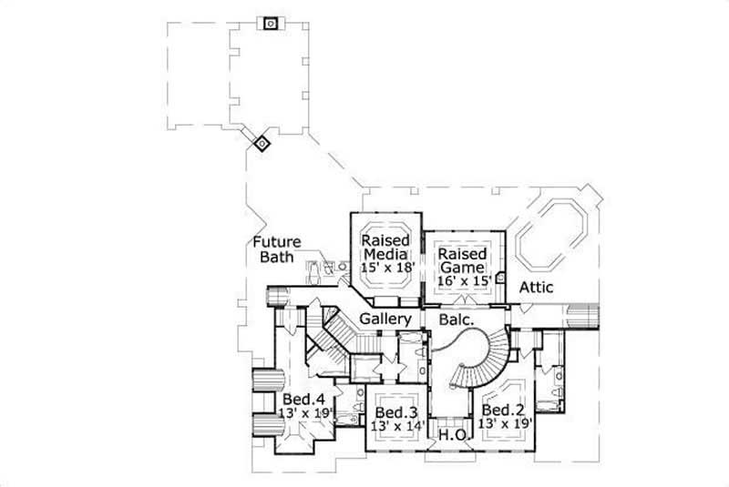 SECOND LEVEL FLOOR PLAN