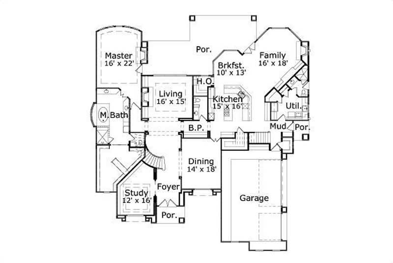 MAIN LEVEL FLOOR PLAN