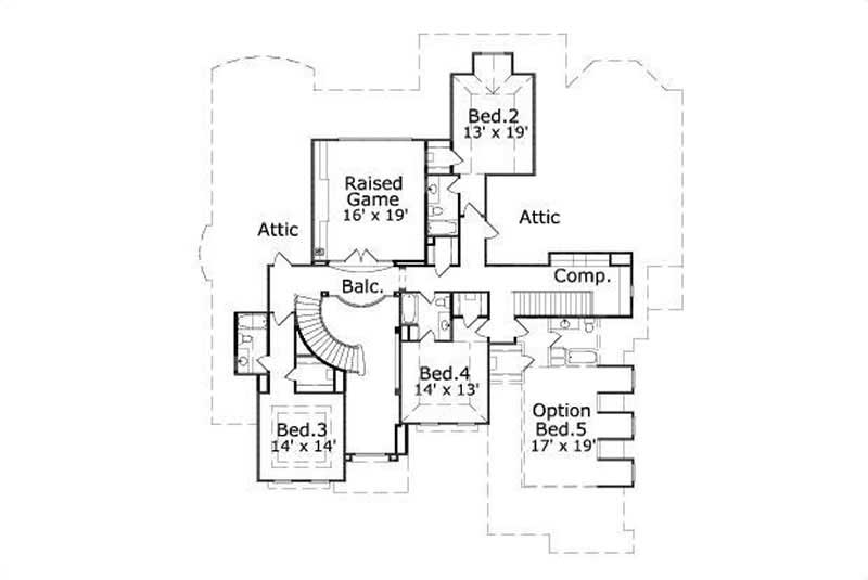 SECOND LEVEL FLOOR PLAN
