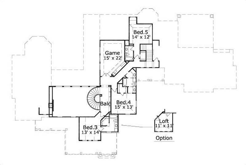 SECOND LEVEL FLOOR PLAN