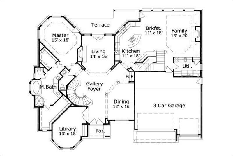 MAIN LEVEL FLOOR PLAN