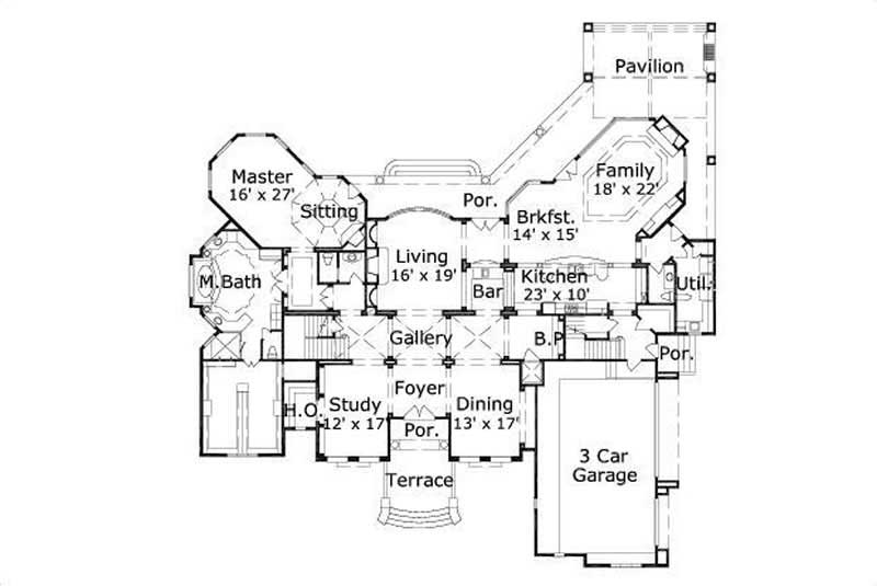 MAIN LEVEL FLOOR PLAN