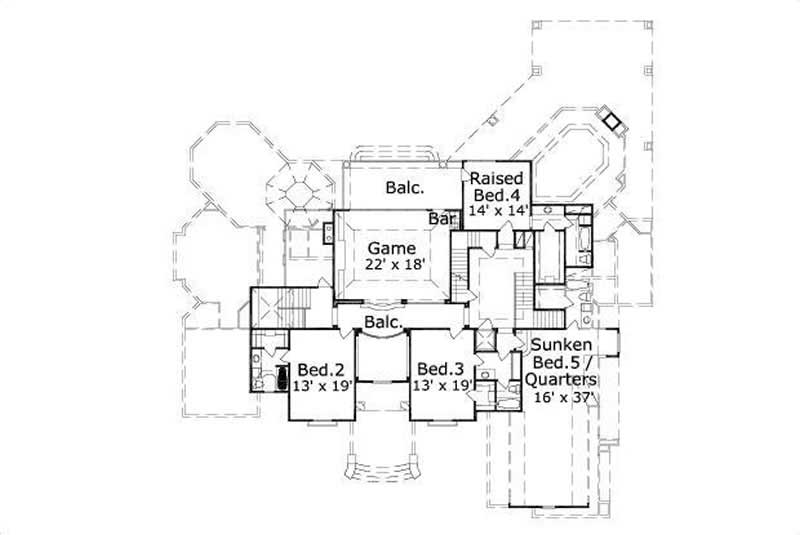SECOND LEVEL FLOOR PLAN