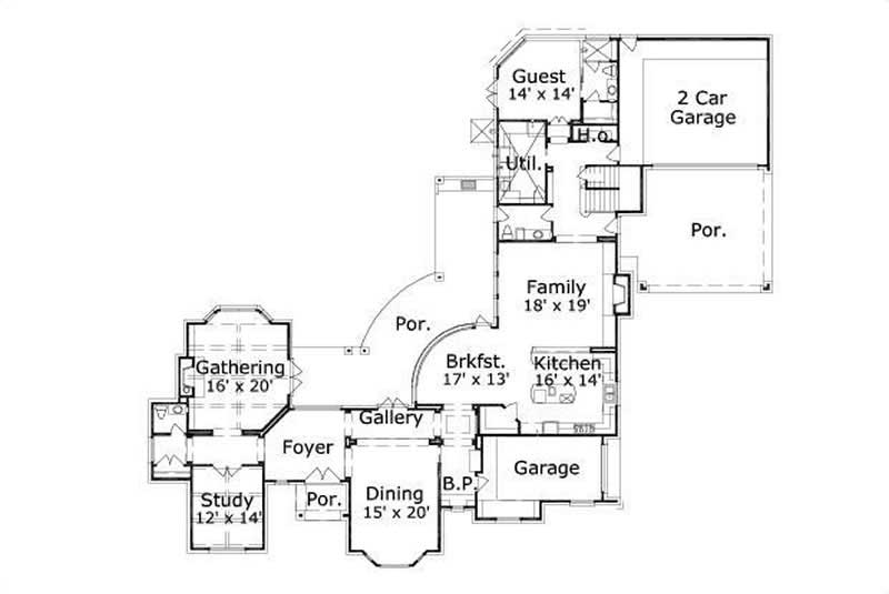 MAIN LEVEL FLOOR PLAN 