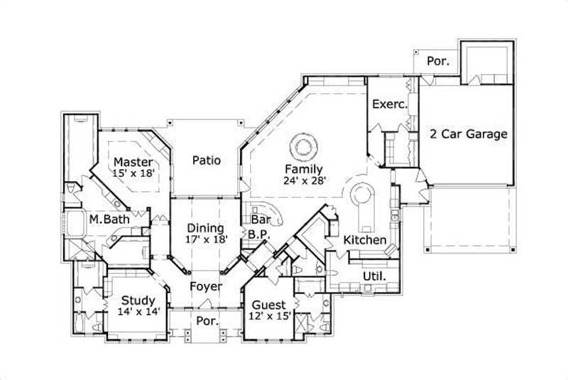 MAIN LEVEL FLOOR PLAN