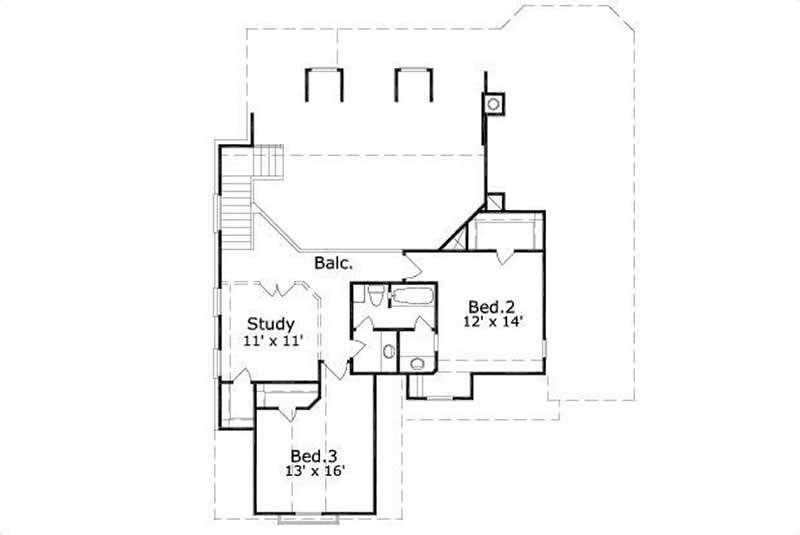 SECOND LEVEL FLOOR PLAN
