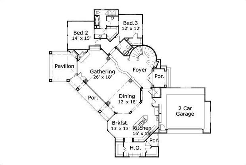 MAIN LEVEL FLOOR PLAN