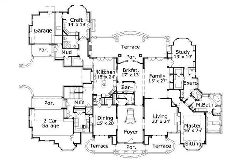 MAIN LEVEL FLOOR PLAN