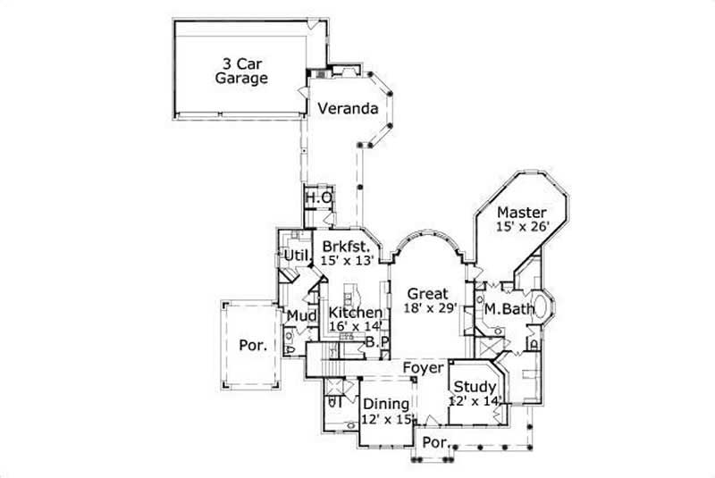 MAIN LEVEL FLOOR PLAN