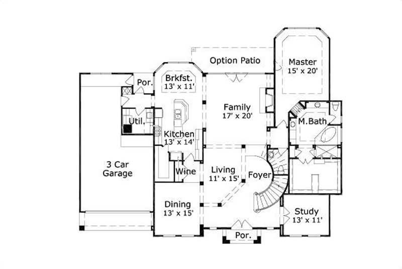 MAIN LEVEL FLOOR PLAN