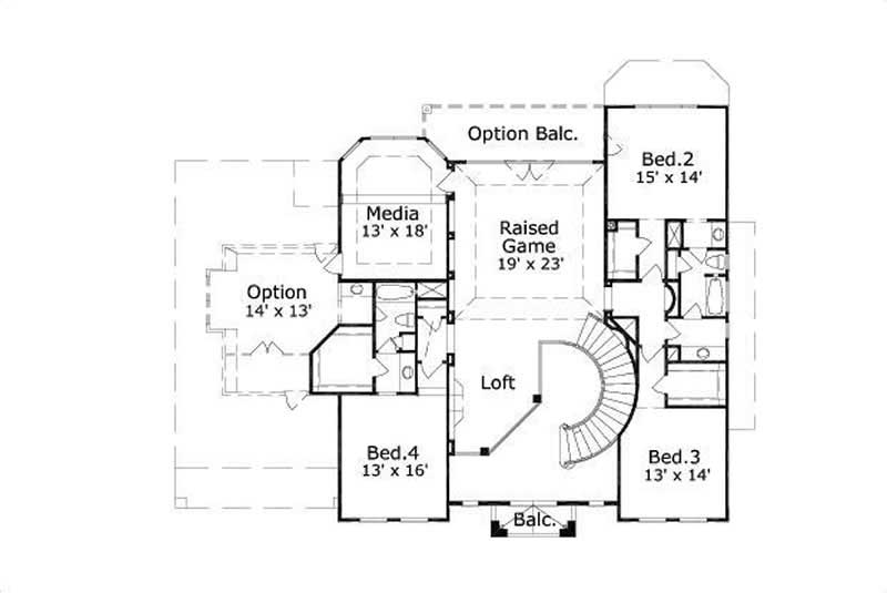 SECOND LEVEL FLOOR PLAN