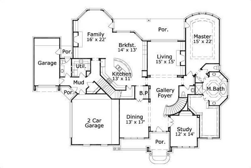 MAIN LEVEL FLOOR PLAN