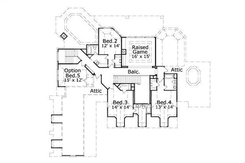 SECOND LEVEL FLOOR PLAN