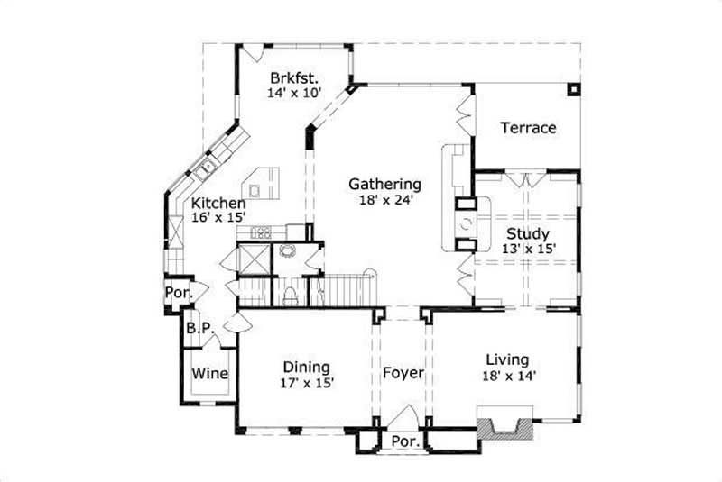 MAIN LEVEL FLOOR PLAN