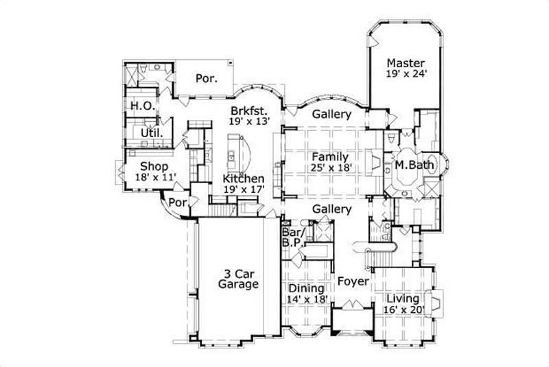 MAIN LEVEL FLOOR PLAN