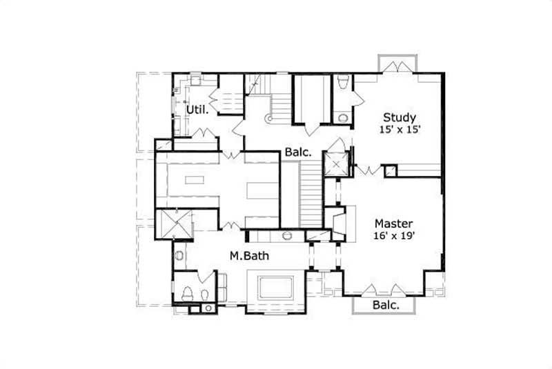 SECOND LEVEL FLOOR PLAN