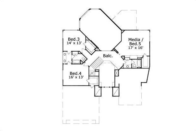SECOND LEVEL FLOOR PLAN