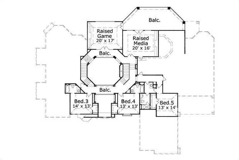 SECOND LEVEL FLOOR PLAN