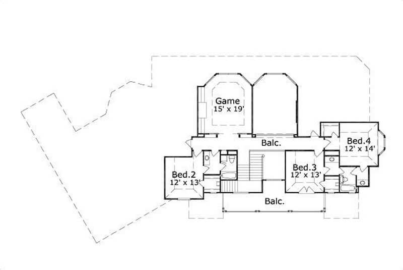 SECOND LEVEL FLOOR PLAN