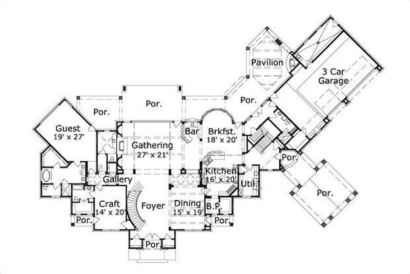 MAIN LEVEL FLOOR PLAN