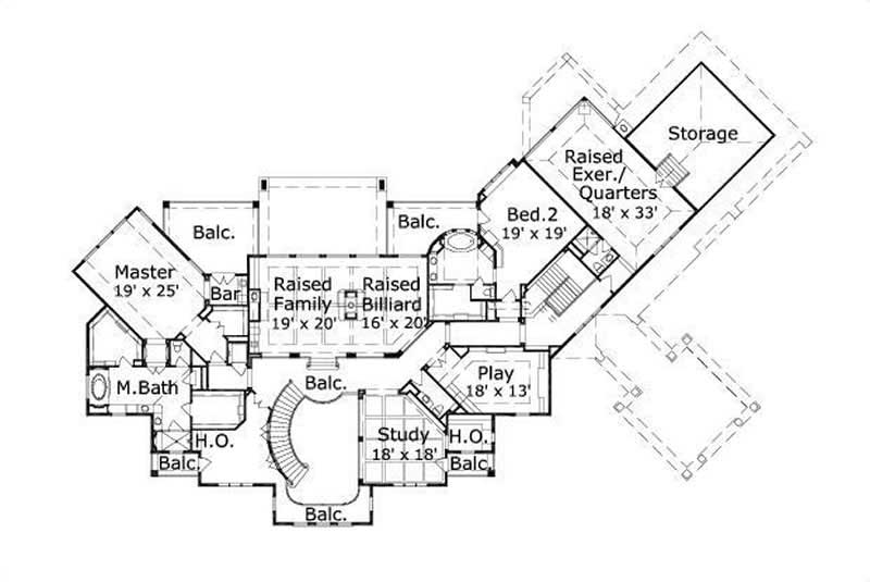 SECOND LEVEL FLOOR PLAN