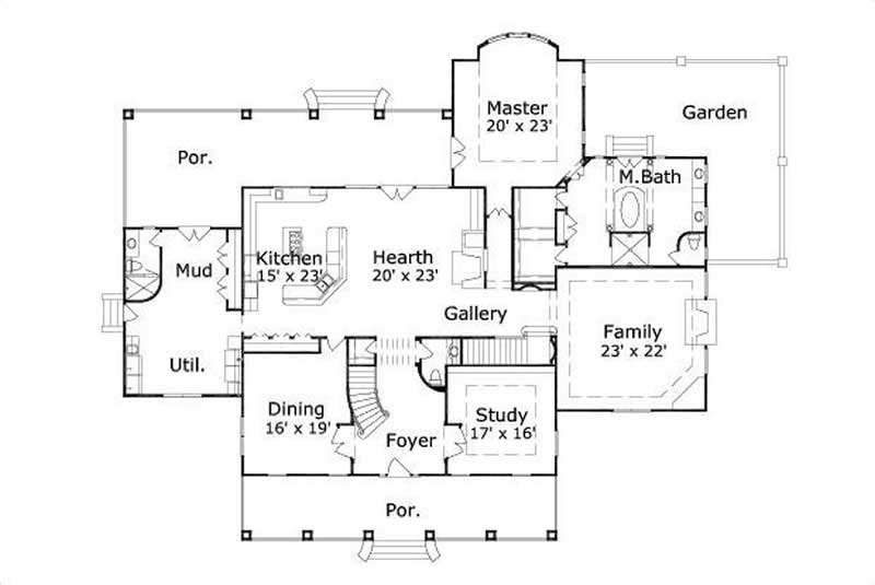 MAIN LEVEL FLOOR PLAN