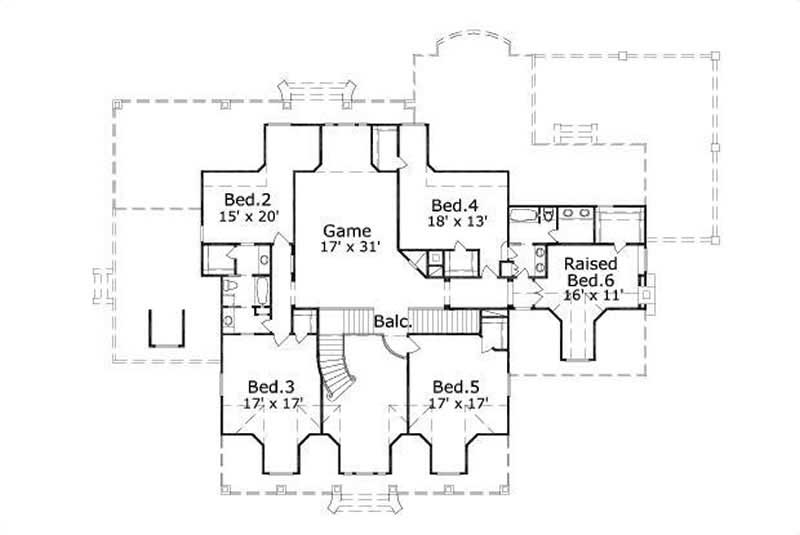 SECOND LEVEL FLOOR PLAN