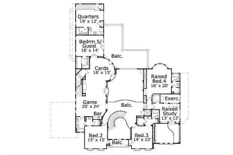 SECOND LEVEL FLOOR PLAN