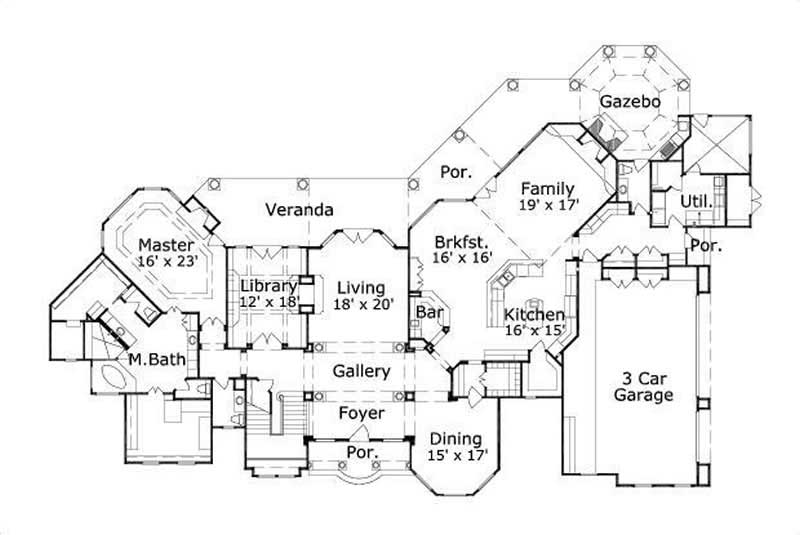 MAIN LEVEL FLOOR PLAN
