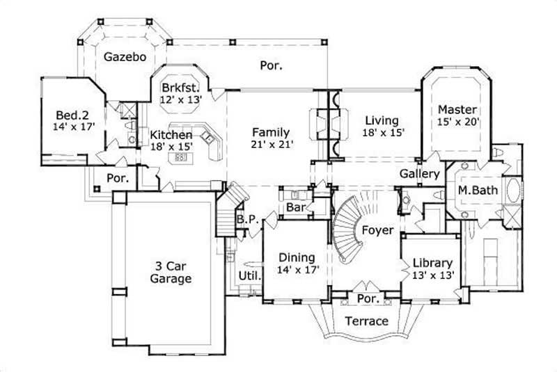 MAIN LEVEL FLOOR PLAN