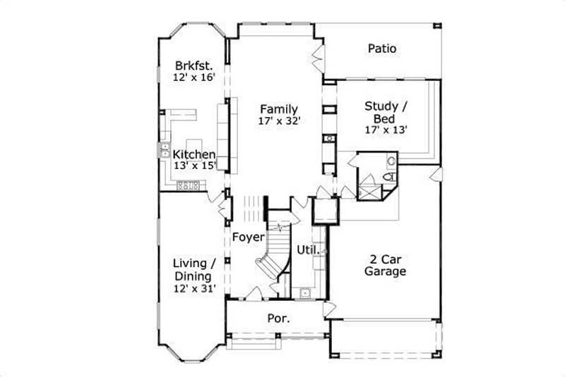 MAIN LEVEL FLOOR PLAN