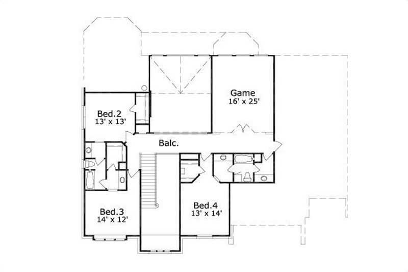 SECOND LEVEL FLOOR PLAN