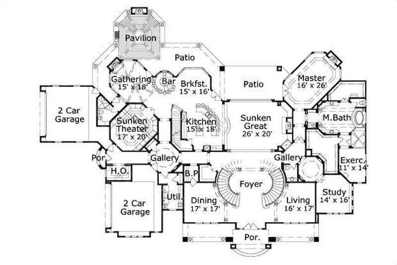 MAIN LEVEL FLOOR PLAN