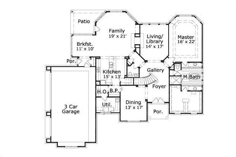 MAIN LEVEL FLOOR PLAN
