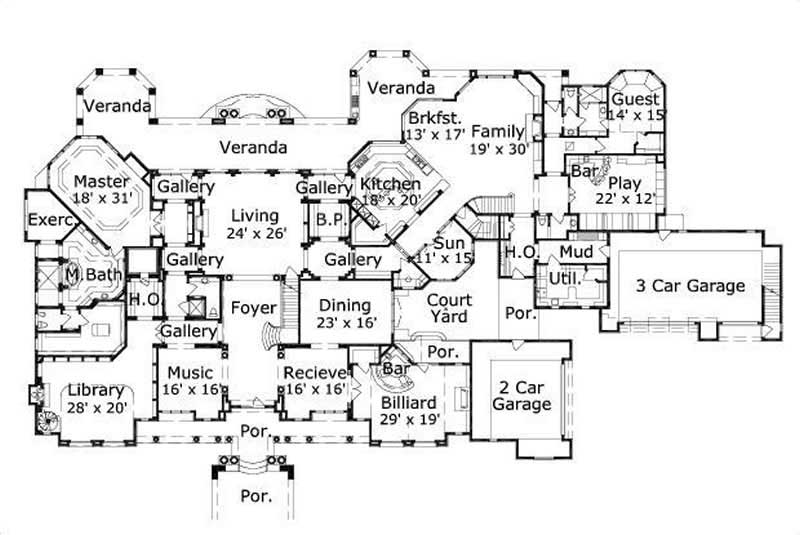 MAIN LEVEL FLOOR PLAN