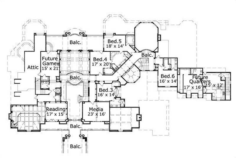SECOND LEVEL FLOOR PLAN