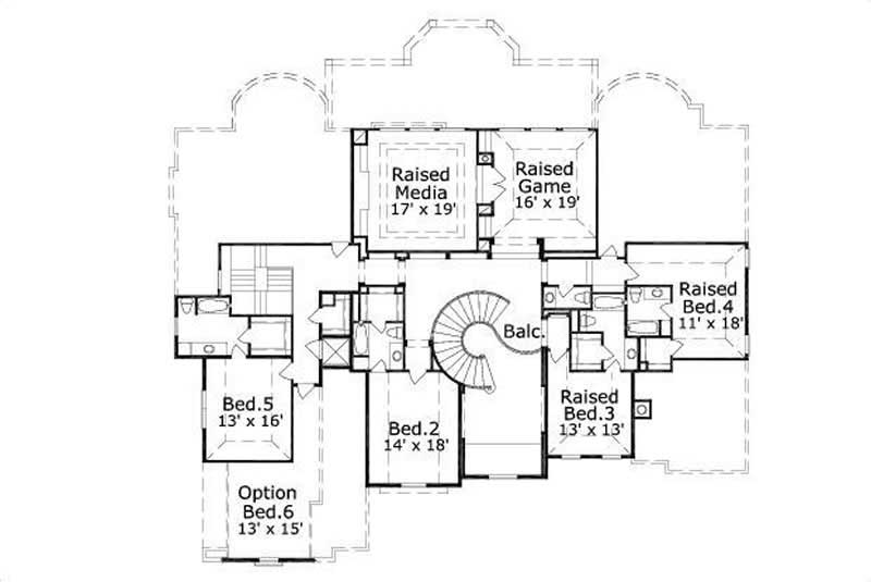 SECOND LEVEL FLOOR PLAN