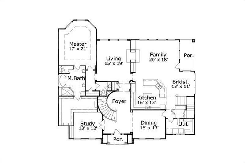 MAIN LEVEL FLOOR PLAN