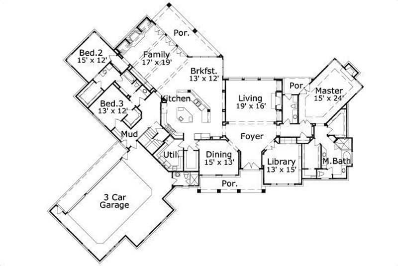 MAIN LEVEL FLOOR PLAN