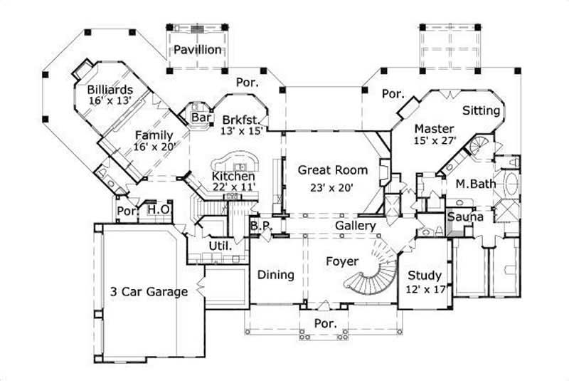 MAIN LEVEL FLOOR PLAN