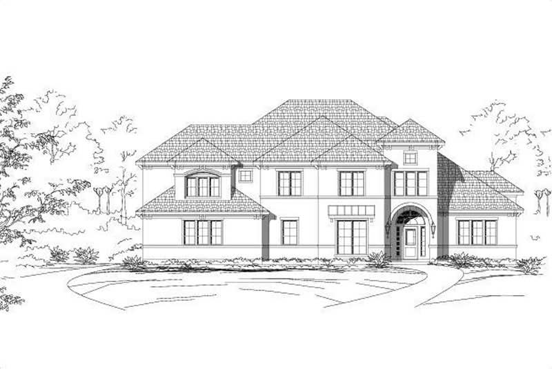 4-Bedroom, 4214 Sq Ft Luxury Home Plan - 156-1760 - Main Exterior