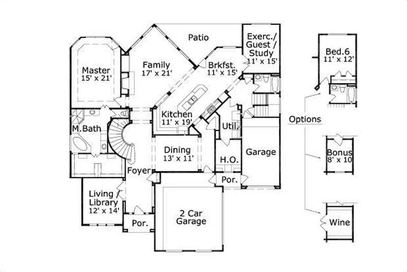 MAIN LEVEL FLOOR PLAN