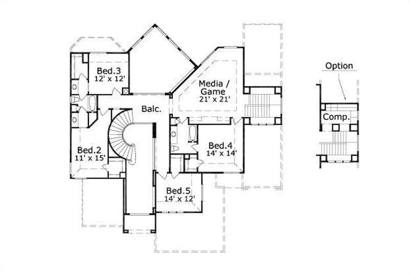 SECOND LEVEL FLOOR PLAN