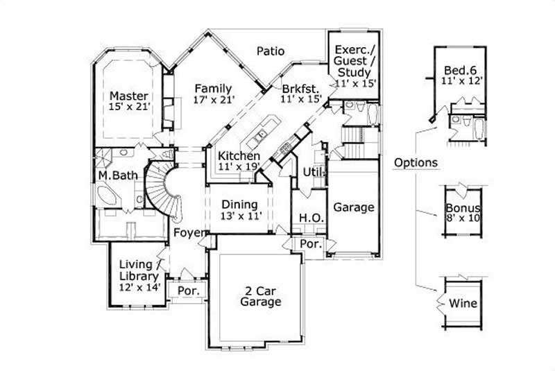 MAIN LEVEL FLOOR PLAN