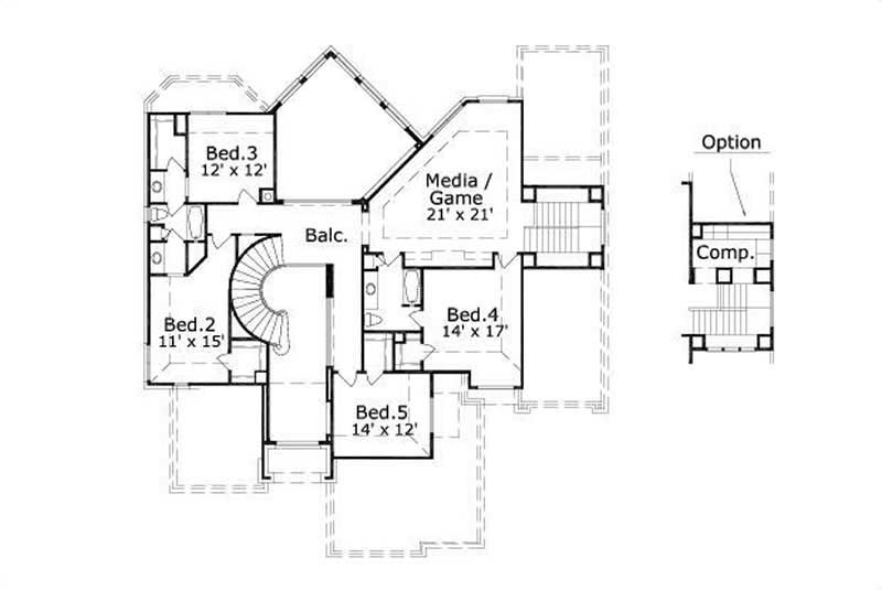 SECOND LEVEL FLOOR PLAN