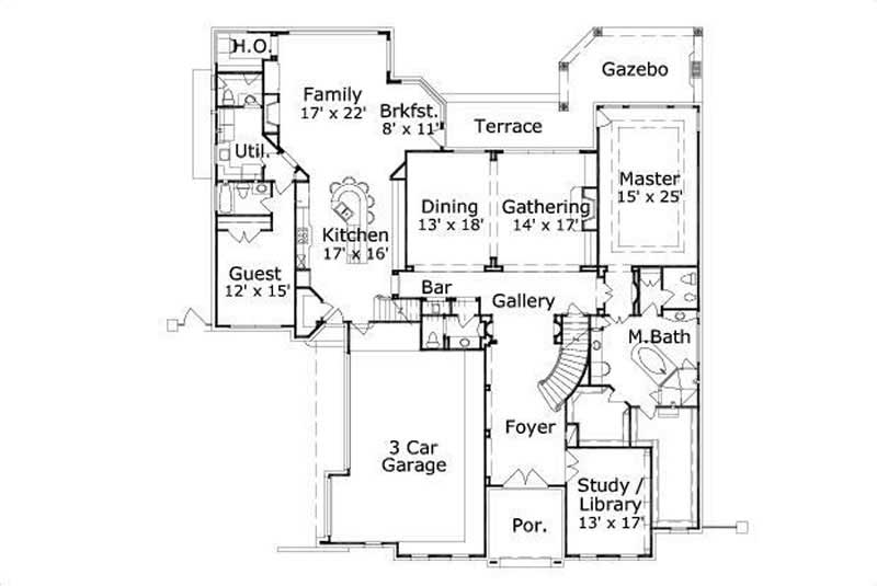 FIRST LEVEL FLOOR PLAN