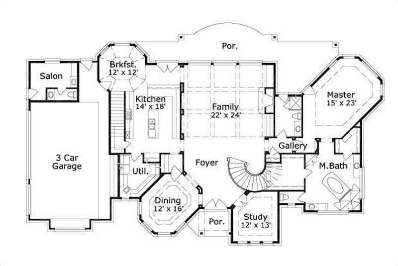 MAIN LEVEL FLOOR PLAN