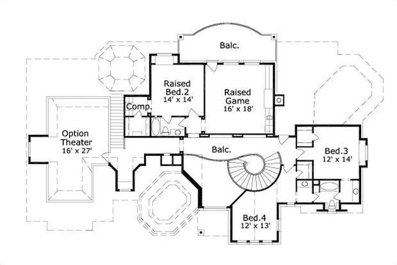 SECOND LEVEL FLOOR PLAN