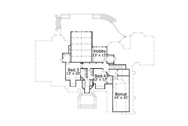 SECOND STORY FLOOR PLAN